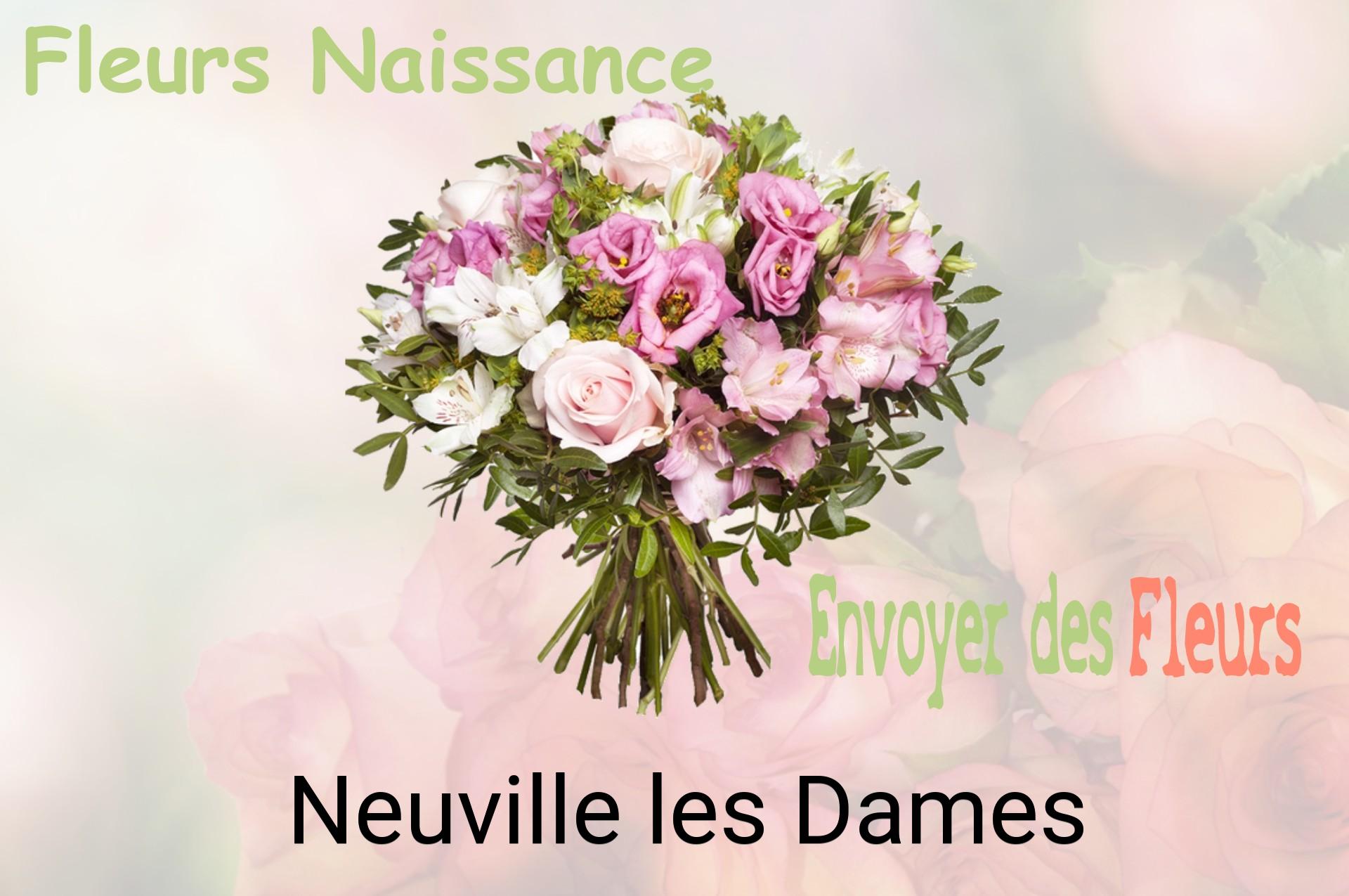 Bouquet de fleurs de naissance livré à Neuville-les-Dames